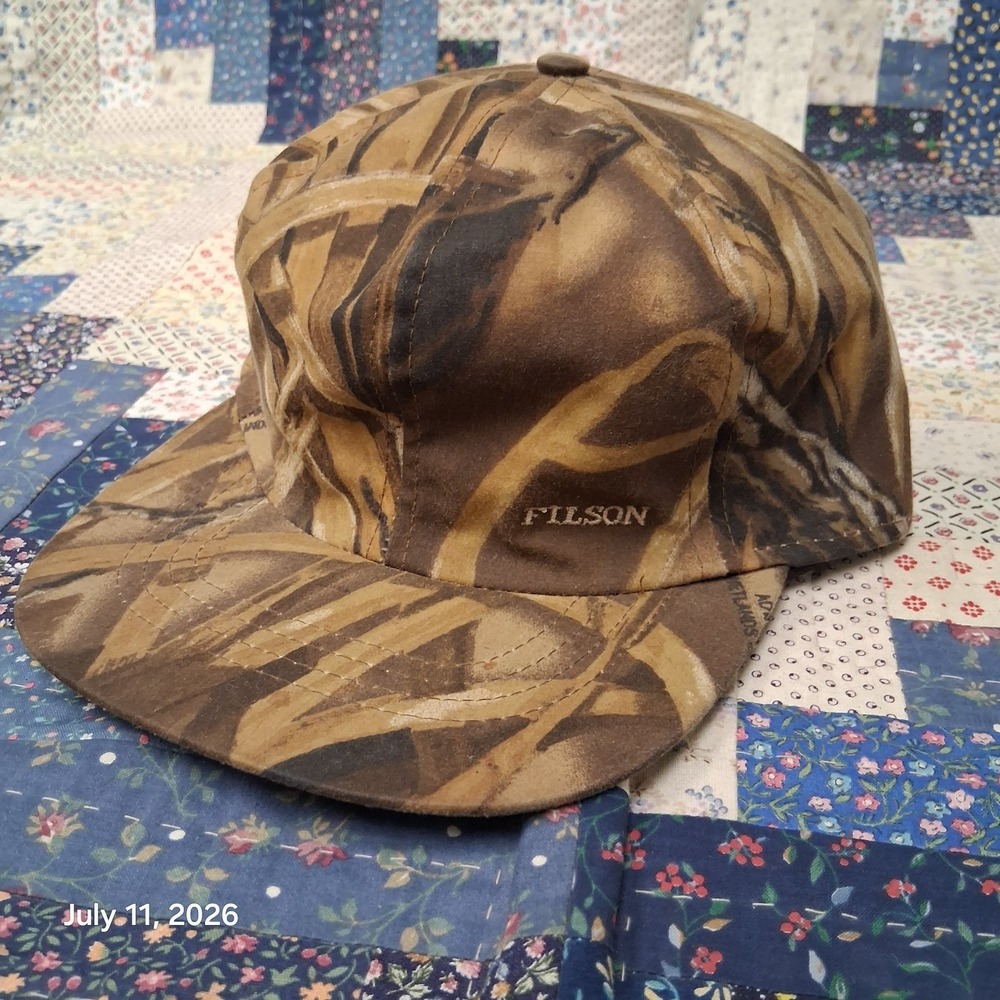 CC Filson Advantage Wetlands Camo Insulated Ear Flap Hunting Cap Hat Adult OSFA